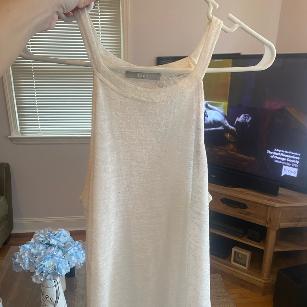 Soft white tank top
